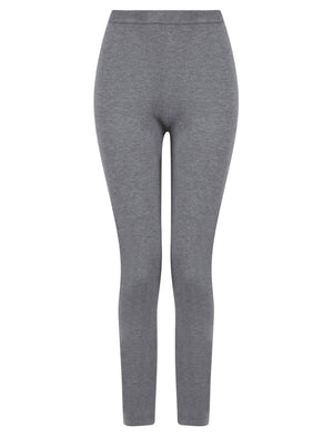 ANTHRACITE HOODED TWO POCKET KNITTED LOUNGEWEAR SET