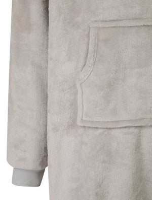 GREY TEDDY OVERSIZED SNUGGLE HOODIE