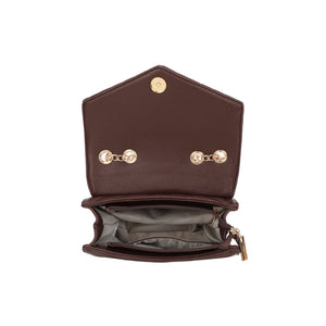 WINE BEE LOGO QUILTED CROSS BODY BAG