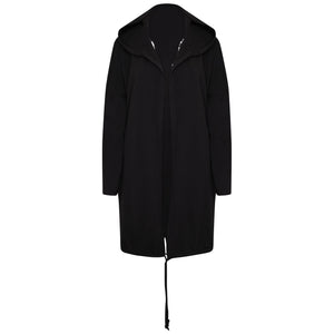 BLACK ANGEL WING HOODED CARDI
