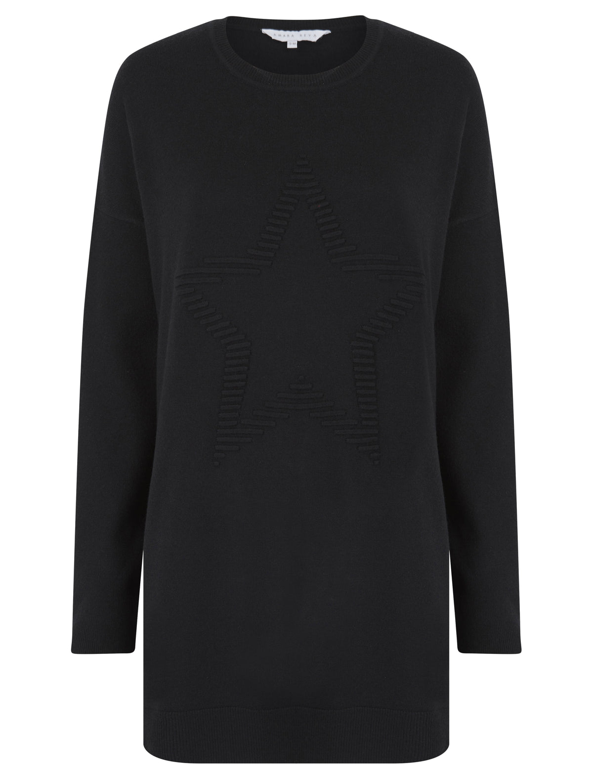 BLACK STAR KNIT LOUNGEWEAR SET