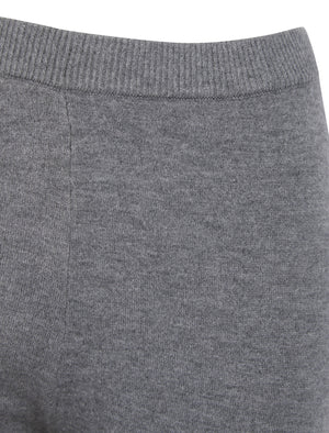 ANTHRACITE STAR KNIT LOUNGEWEAR SET