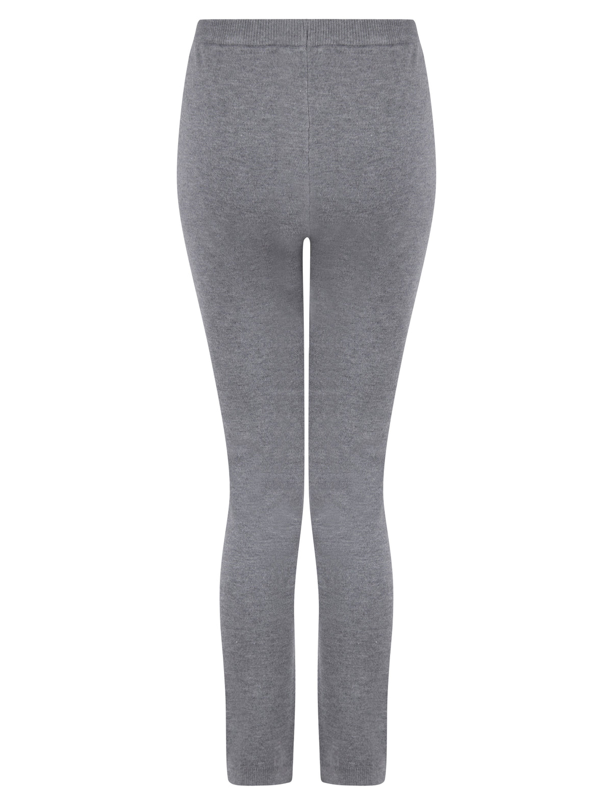 ANTHRACITE HOODED TWO POCKET KNITTED LOUNGEWEAR SET