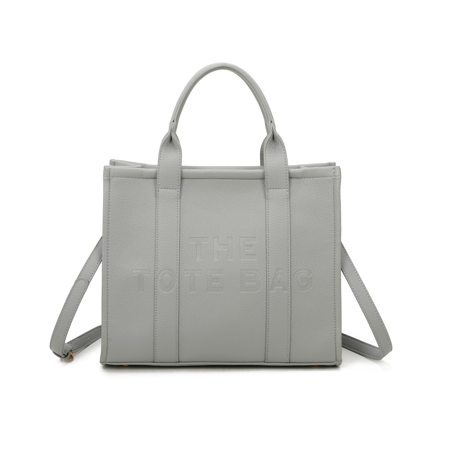 GREY LARGE TOTE BAG