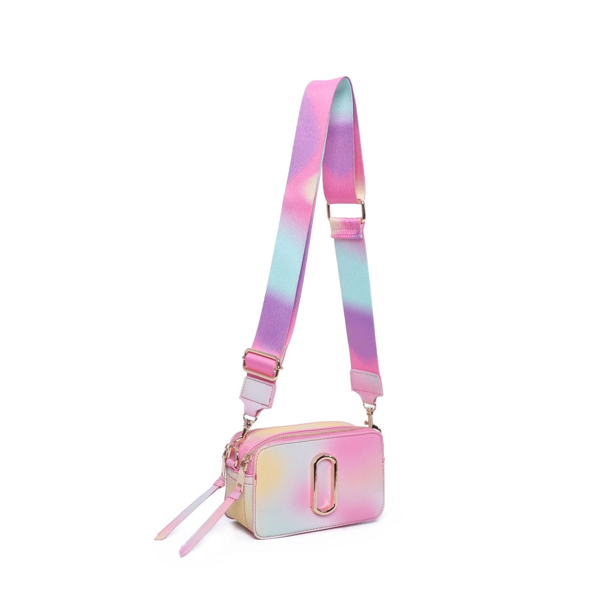 RAINBOW GOLD LOGO CROSS BODY BAG