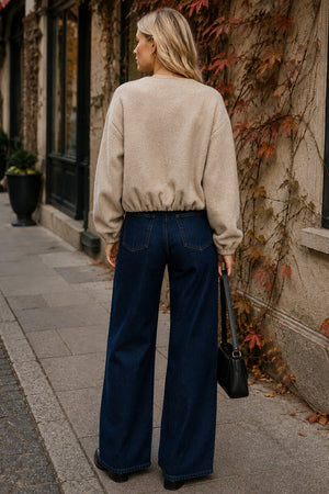 OATMEAL SOFT BOMBER JACKET