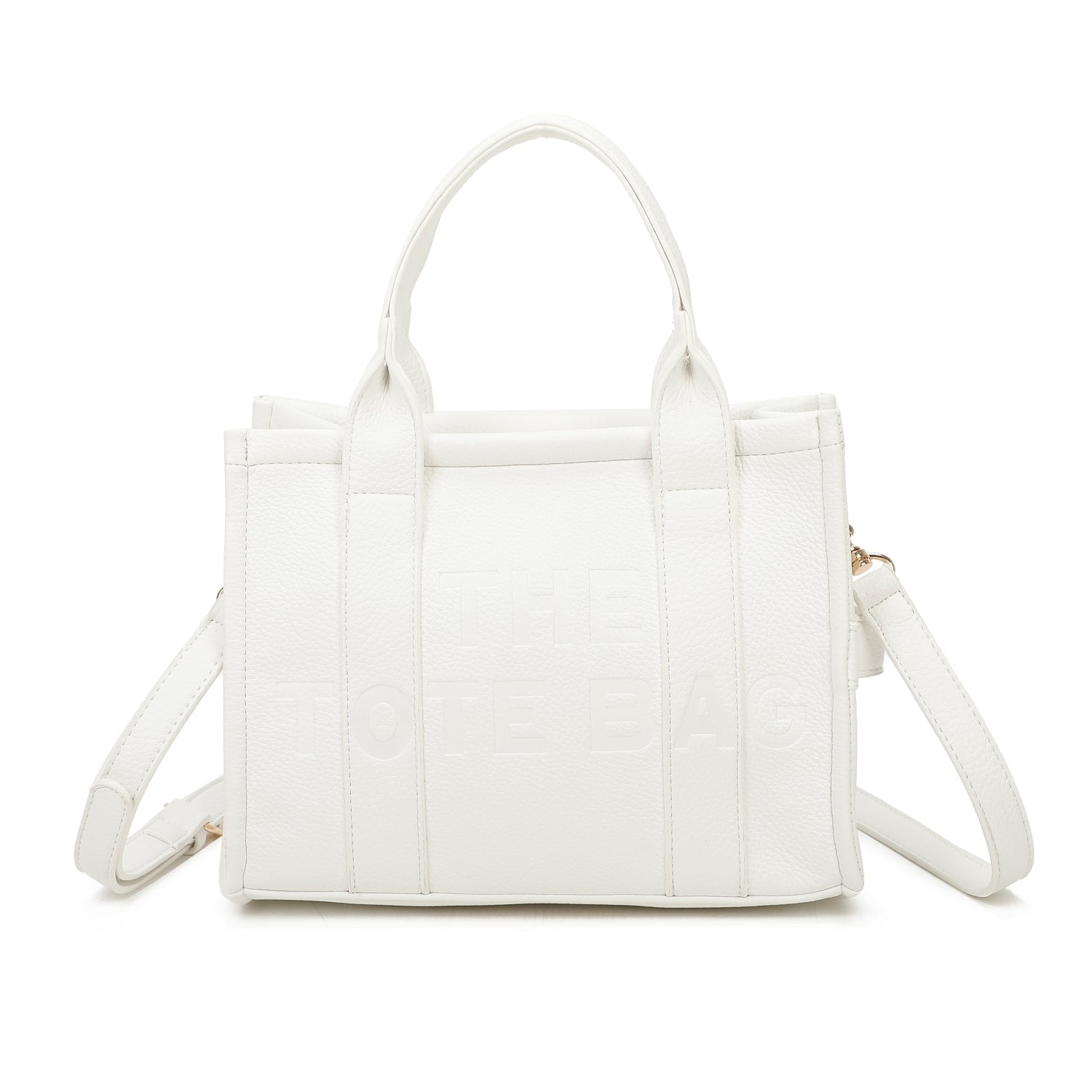 WHITE MEDIUM TOTE BAG