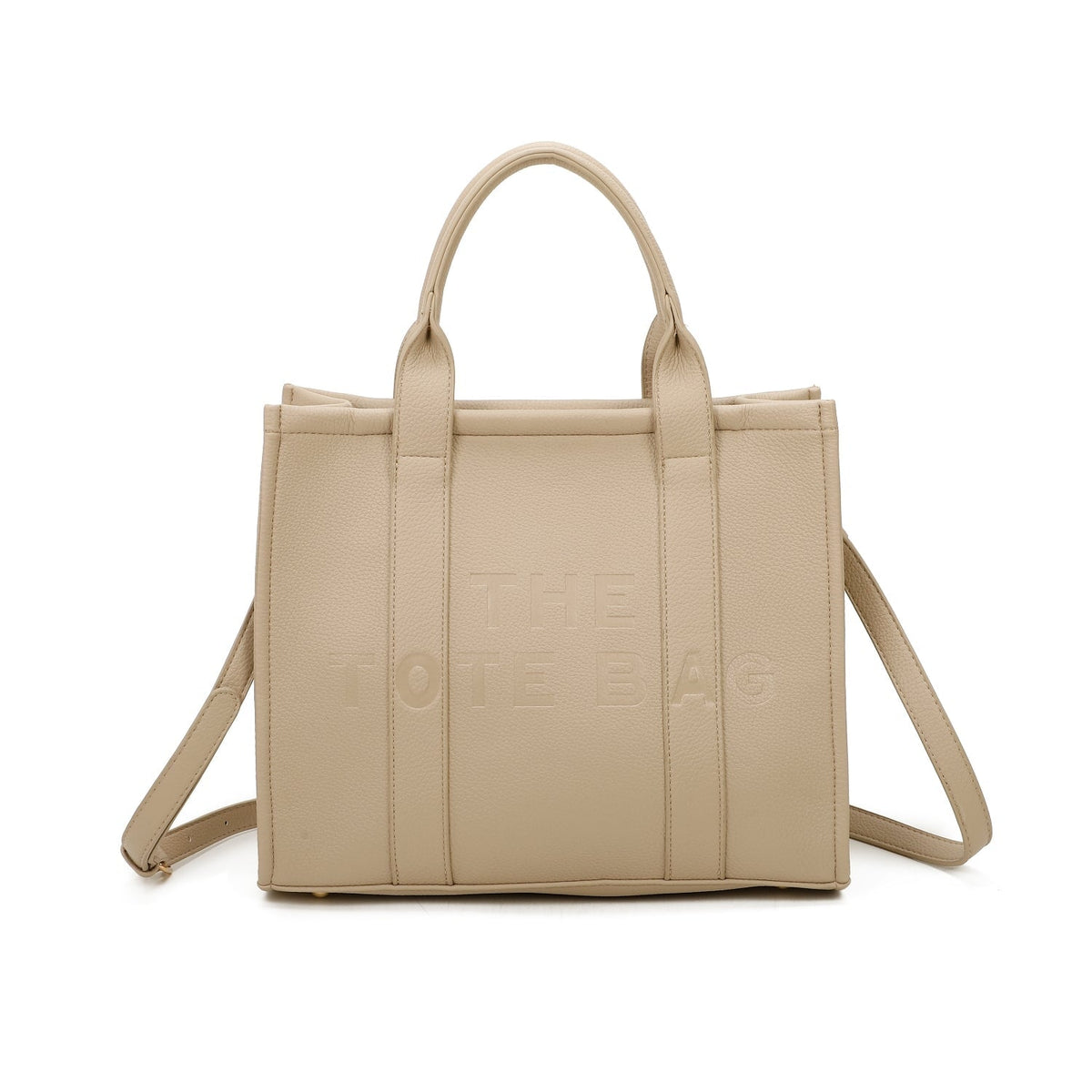 LIGHT BEIGE LARGE TOTE BAG