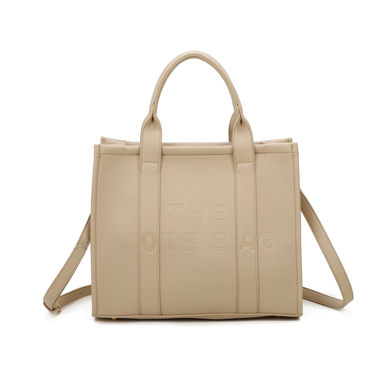 LIGHT BEIGE LARGE TOTE BAG