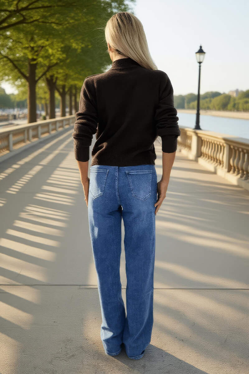 AX PARIS CHOCOLATE 2 IN 1 TIE FRONT JUMPER CARDIGAN