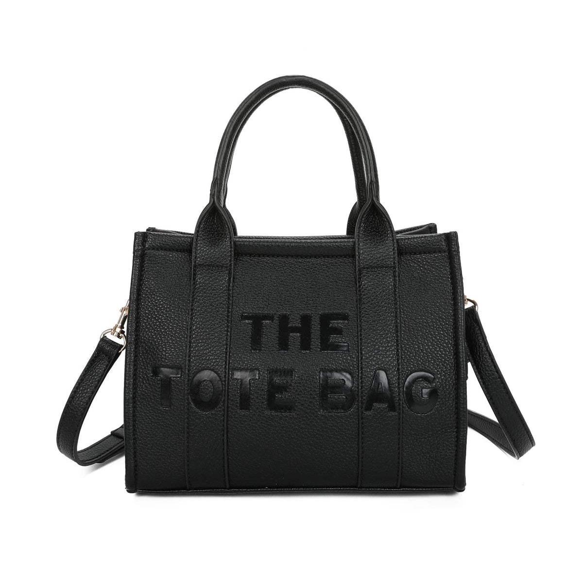 BLACK MEDIUM TOTE BAG