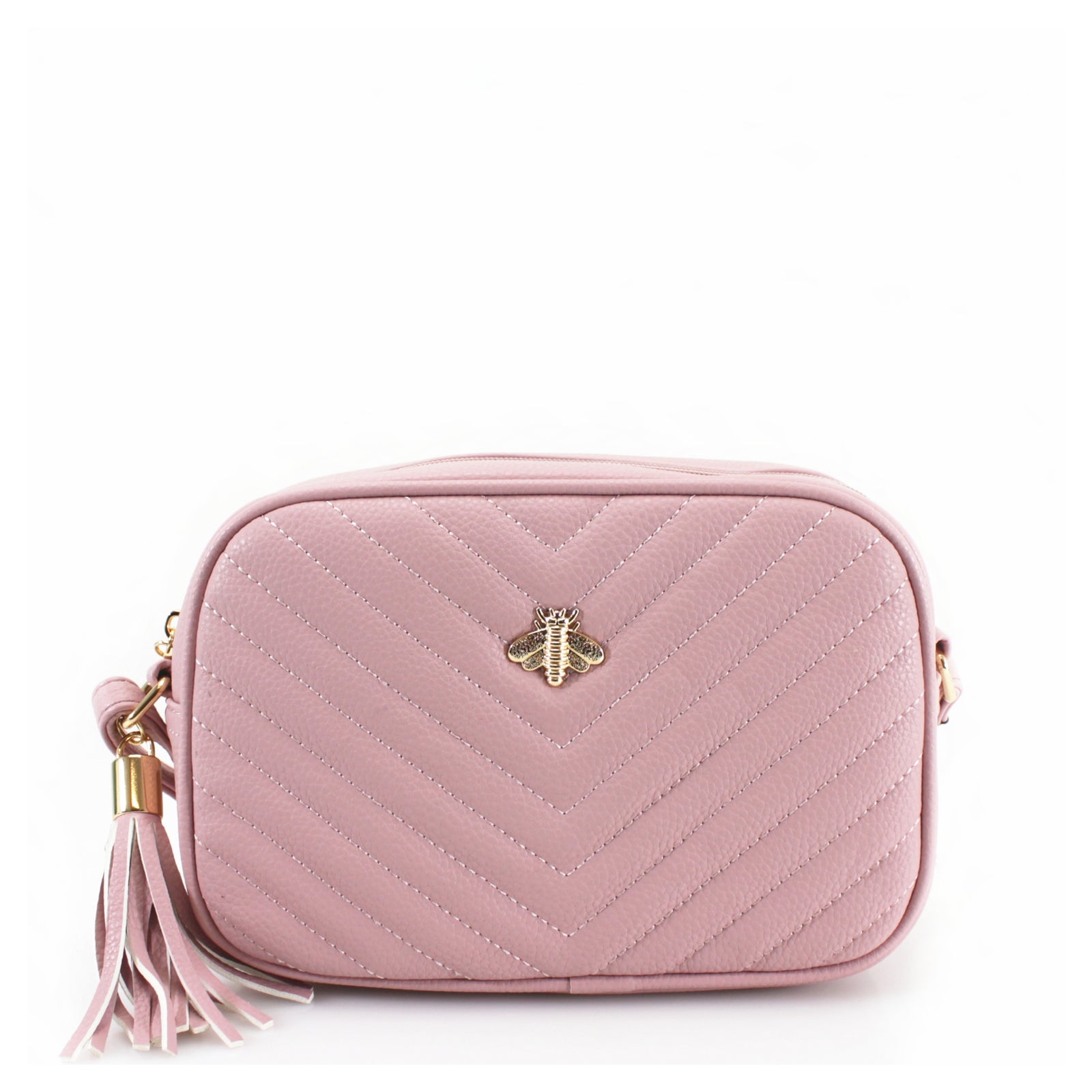 PINK BEE LOGO CROSS BODY BAG