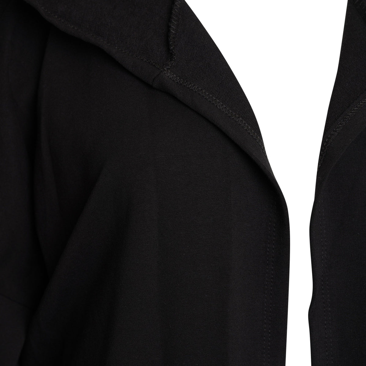 BLACK ANGEL WING HOODED CARDI