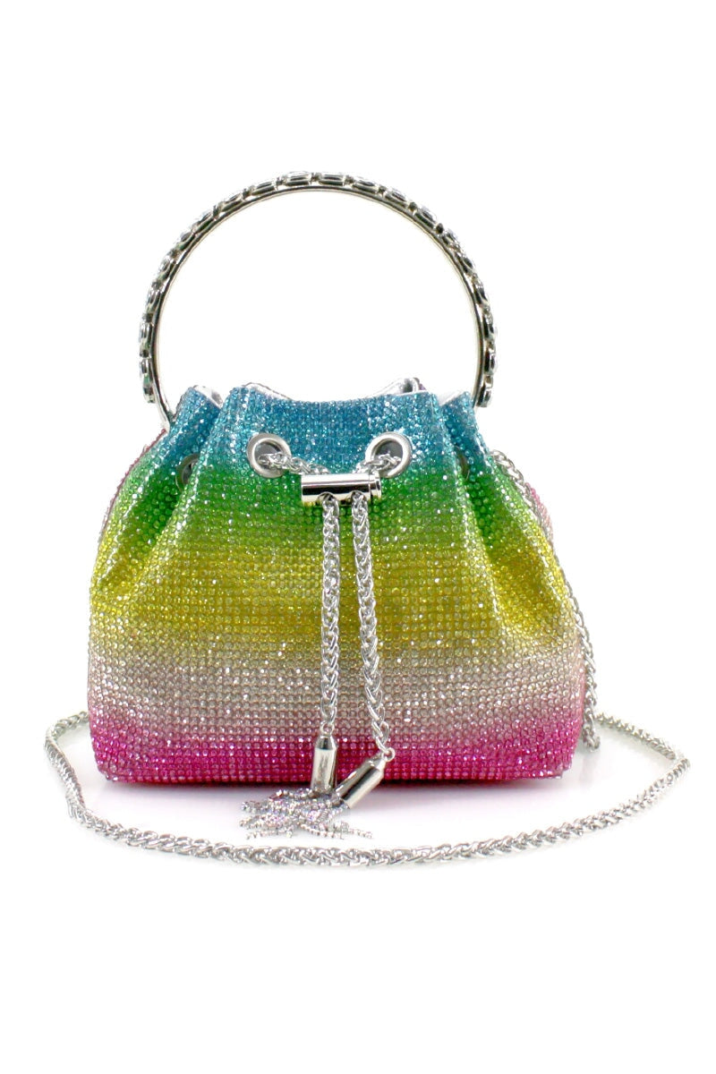 Rainbow cheap chain bag